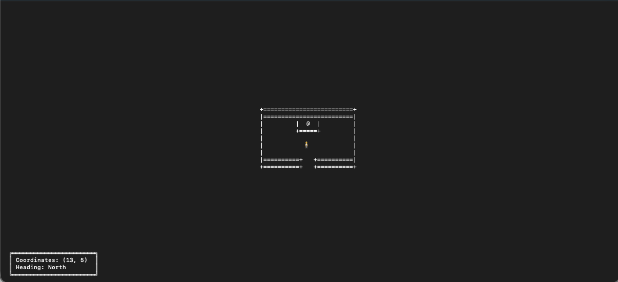A shop conversation and inventory exchange happening in-game in the terminal.